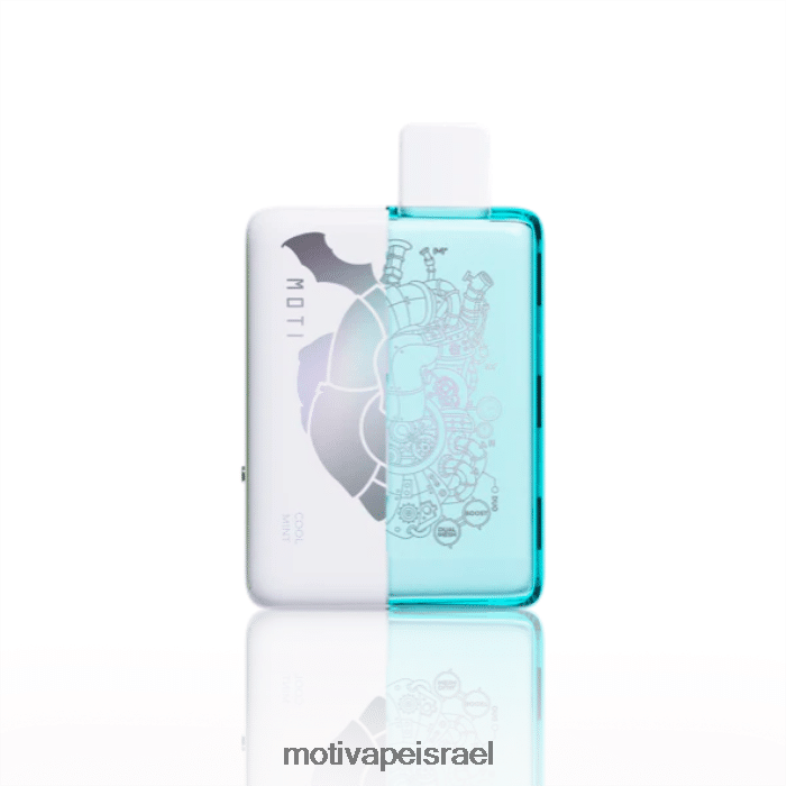 MOTI Duo 9000 vape חד פעמי (5%, 9000 שאיפות) מנטה קרירה PRVZXV63 - MOTI Vape Pop Israel