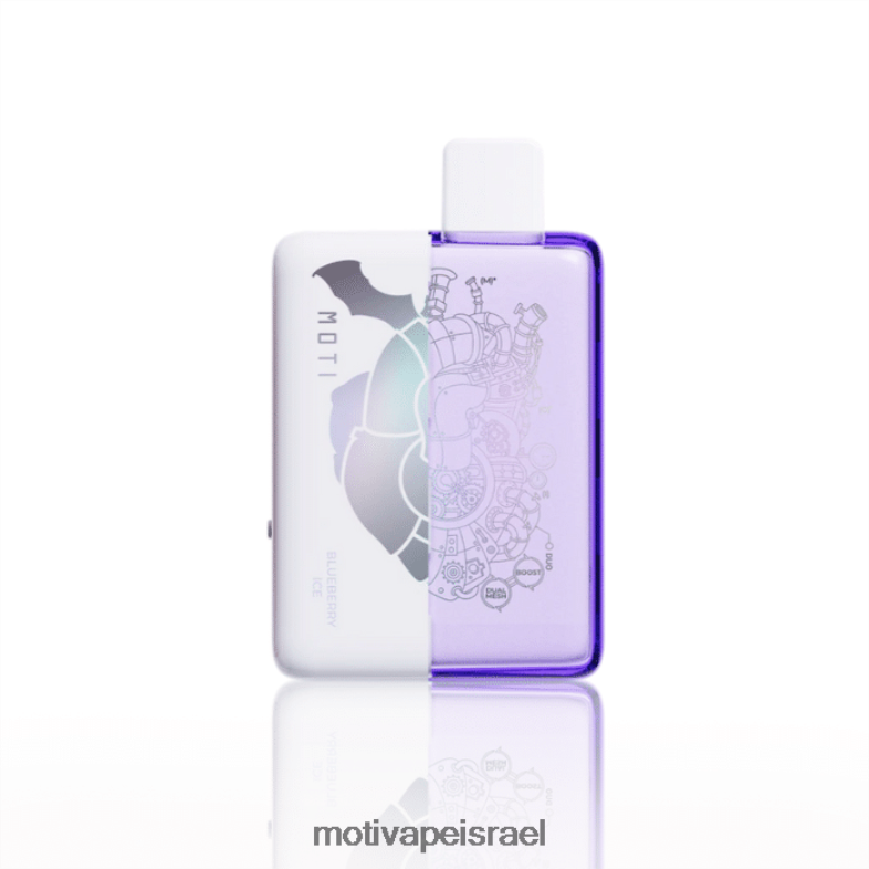 MOTI Duo 9000 vape חד פעמי (5%, 9000 שאיפות) קרח אוכמניות PRVZXV68 - MOTI Vape Price