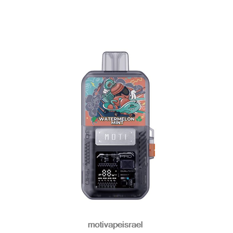 MOTI Go Pro פוד חד פעמי+מכשיר נענע אבטיח PRVZXV78 - MOTI Vape Price