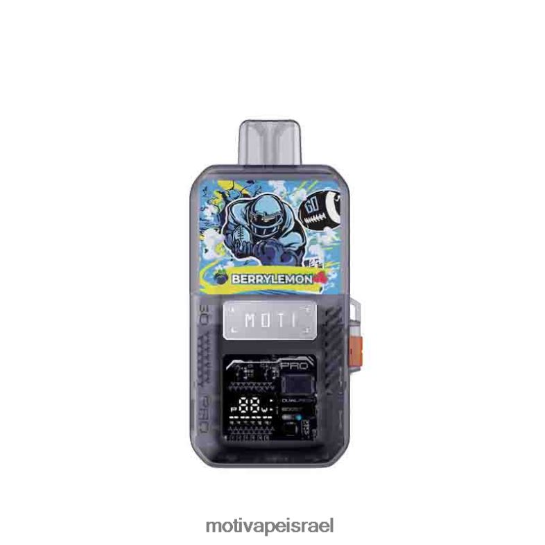 MOTI Go Pro פוד חד פעמי+מכשיר לימון ברי PRVZXV79 - MOTI Vape Pods Israel