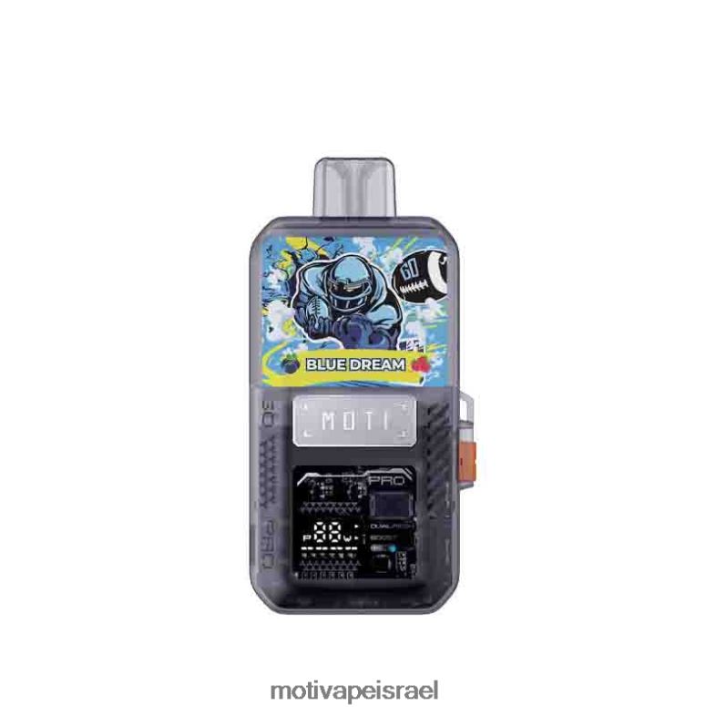 MOTI Go Pro פוד חד פעמי+מכשיר חלום כחול PRVZXV82 - MOTI Vape Flavors