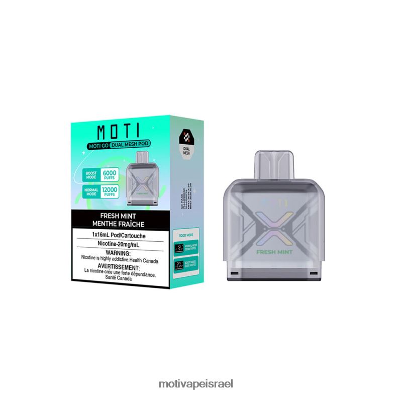 MOTI Go Pro תרמיל חד פעמי מנטה רעננה PRVZXV91 - MOTI Vape Near Me