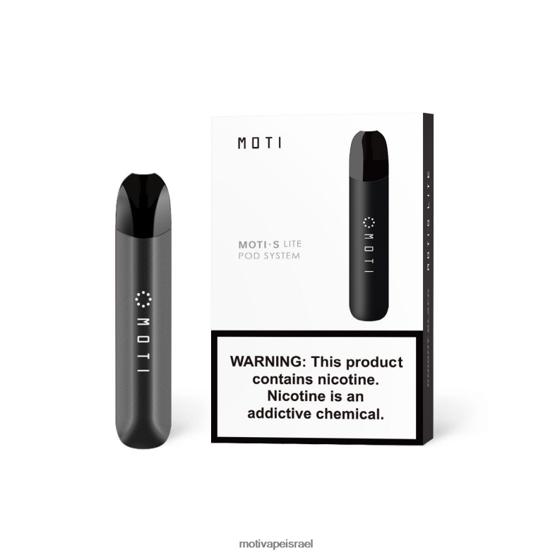 MOTI S Lite מכשיר פרימיום אביר שחור PRVZXV111 - MOTI Vape Near Me