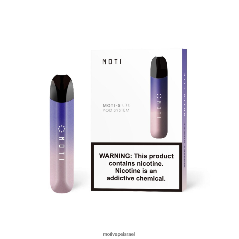 MOTI S Lite מכשיר פרימיום סגול שקיעה PRVZXV112 - MOTI Vape Flavors