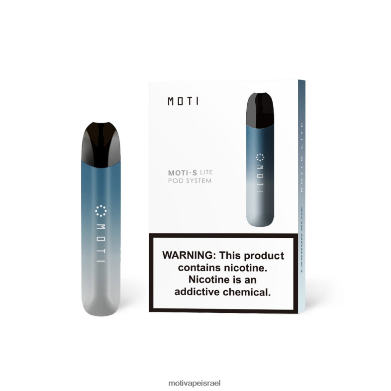 MOTI S Lite מכשיר פרימיום כחול לגונה PRVZXV113 - MOTI Vape Pop Israel