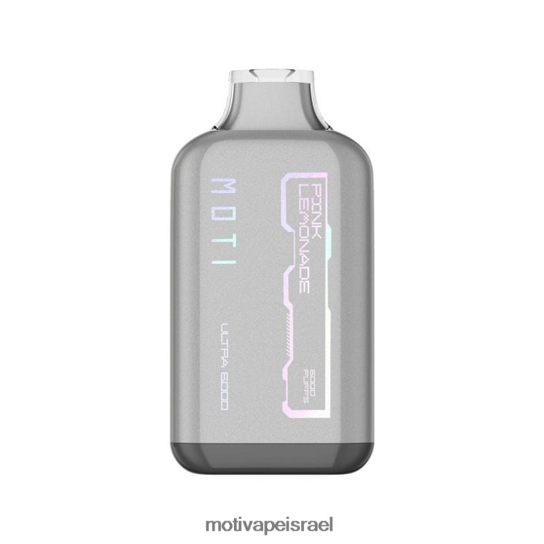 MOTI Ultra אדים חד פעמיים (5%, 6000 שאיפות) לימונדה ורודה PRVZXV37 - MOTI Vape Jerusalem