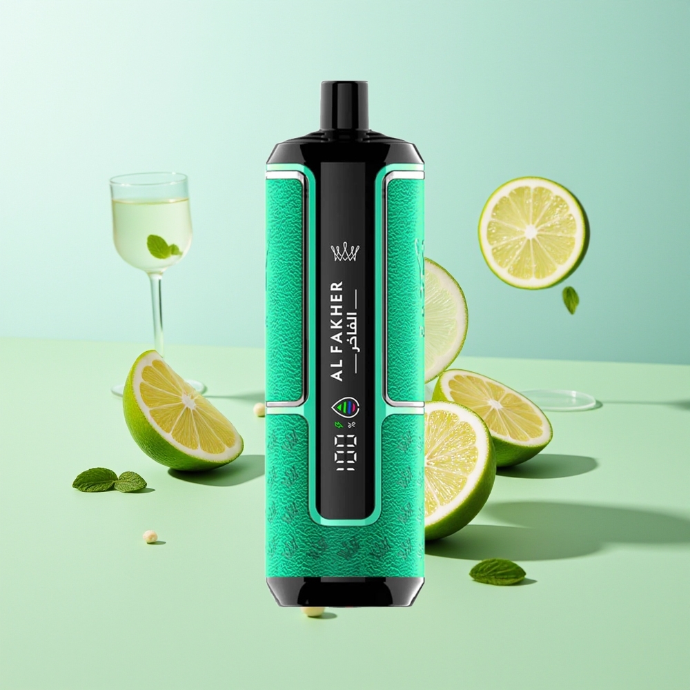 Al Fakher Crown Bar 15K Hypermax לימון נענע