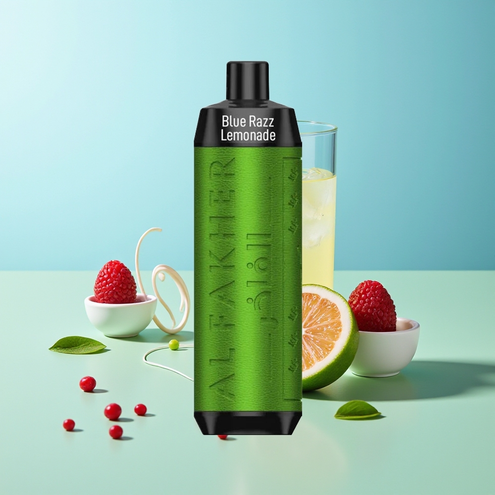 Al Fakher Crown Bar 8000 Crystal לימונדת ראז כחולה