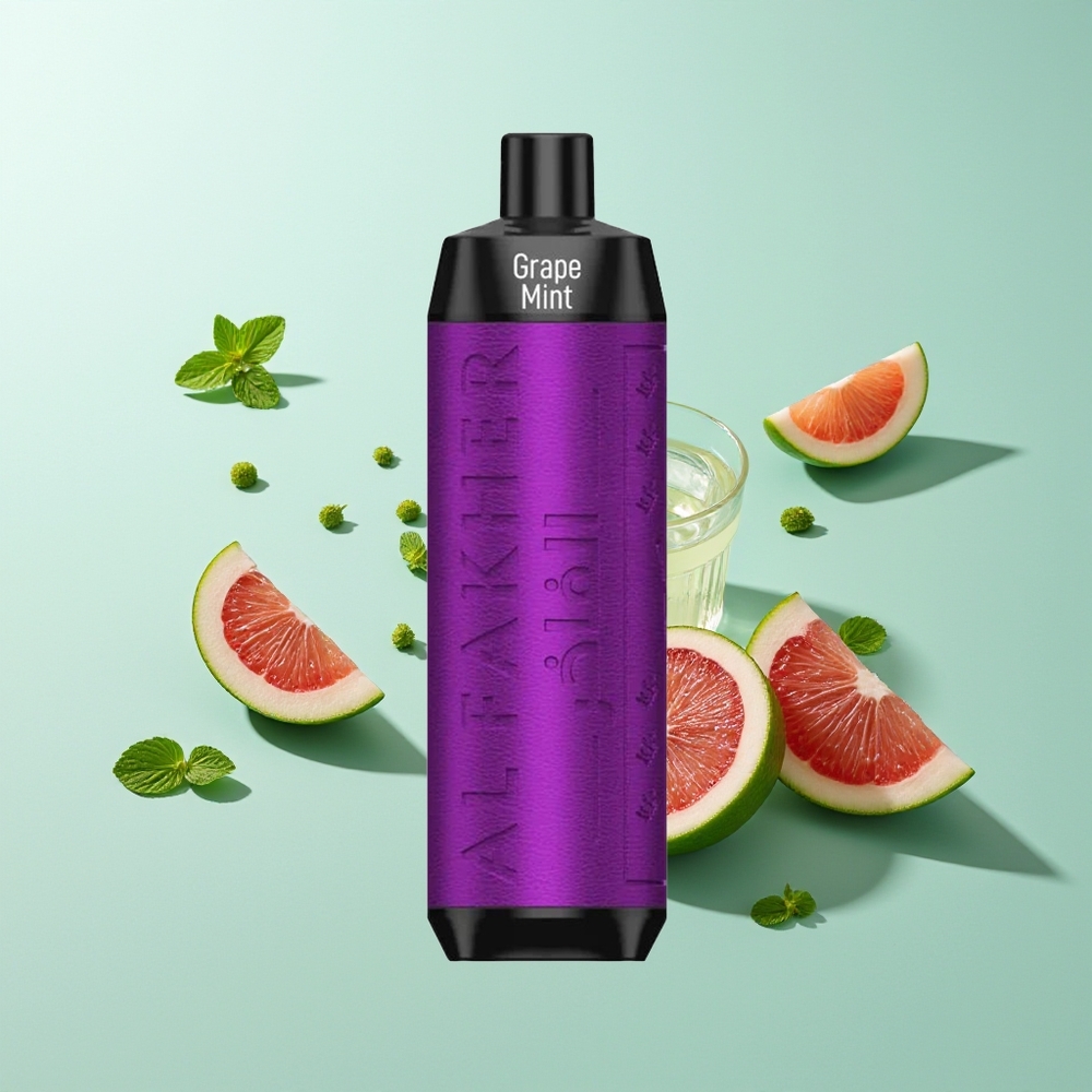 Al Fakher Crown Bar 8000 Crystal ענבים נענע