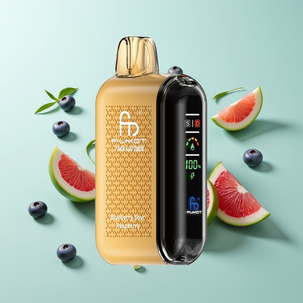 Fumot Tornado 20000 אוכמניות חמוצות פטל