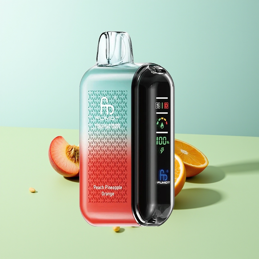 Fumot Tornado 20000 אפרסק אננס תפוז