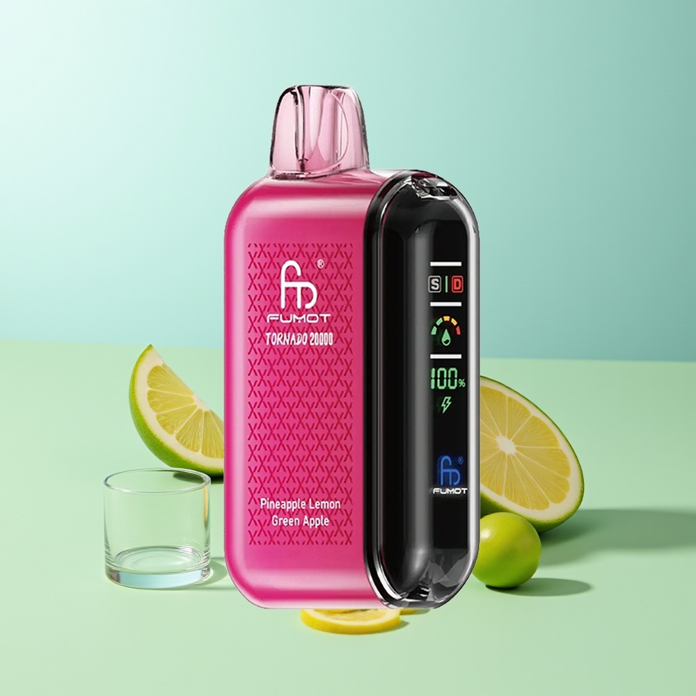 Fumot Tornado 20000 אננס לימון תפוח ירוק