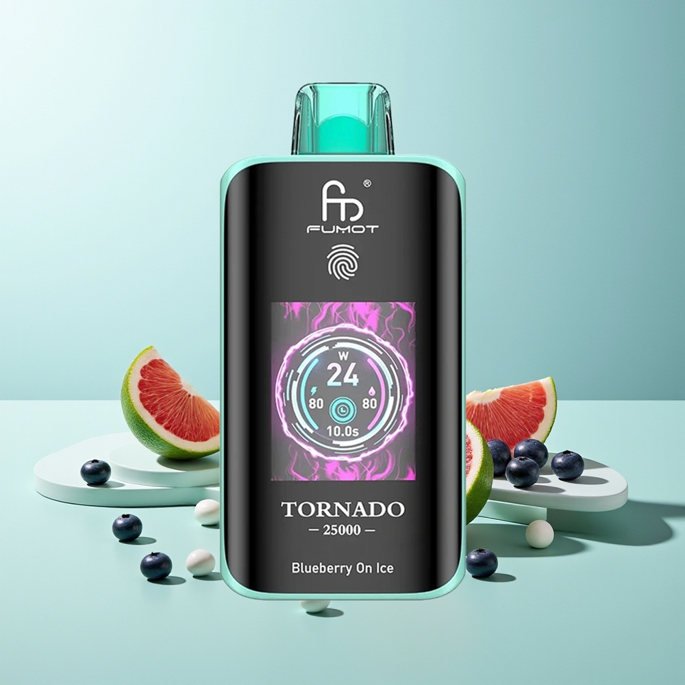 Fumot Tornado 25000 אוכמניות על קרח