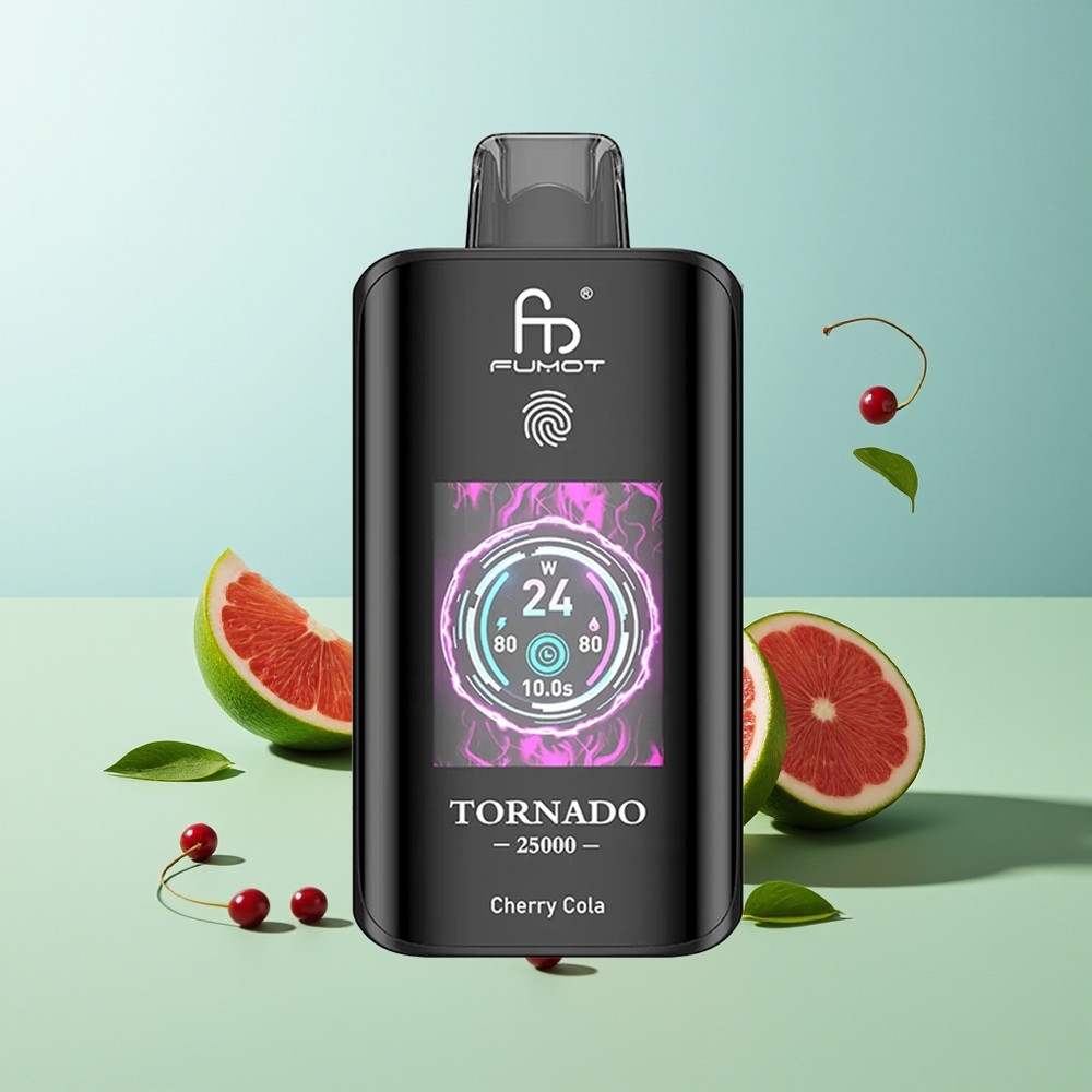 Fumot Tornado 25000 קולה דובדבן