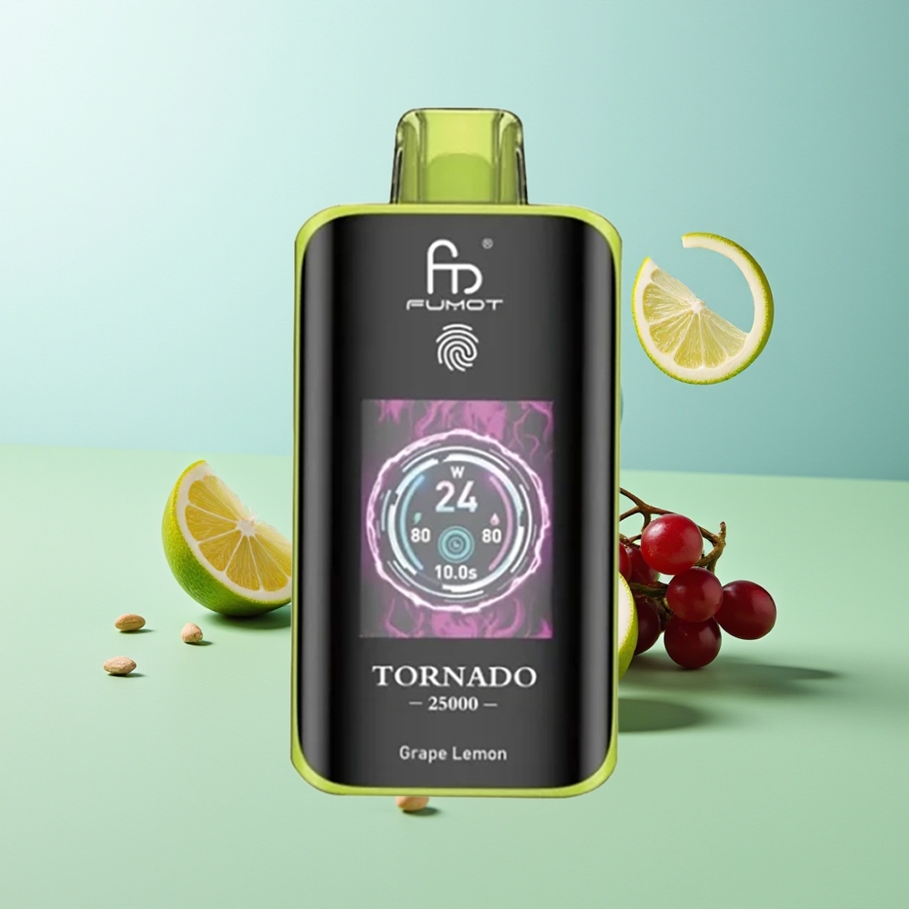 Fumot Tornado 25000 ענבים לימון