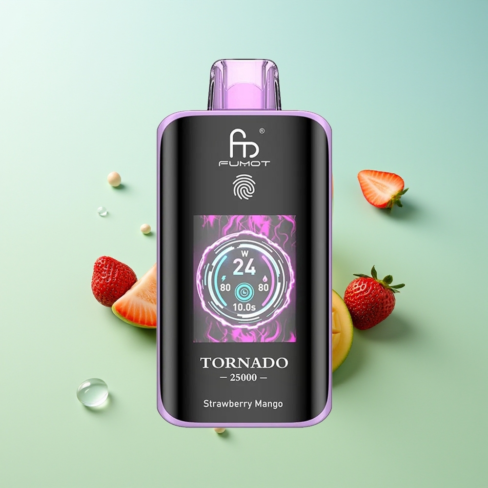 Fumot Tornado 25000 תות מנגו