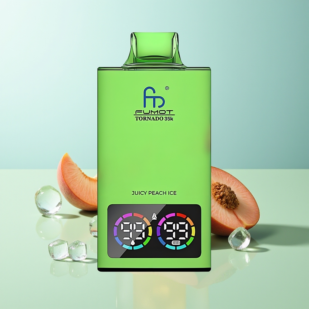 Fumot Tornado 35000 עסיסי אפרסק קרח