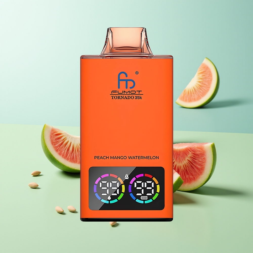 Fumot Tornado 35000 אפרסק מנגו אבטיח