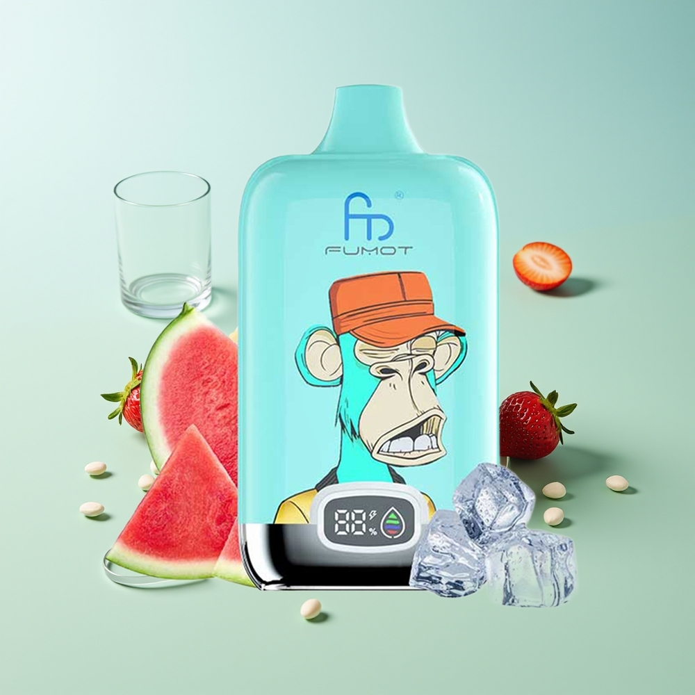 Fumot Tornado Digital Box 12000 סופגניה תות