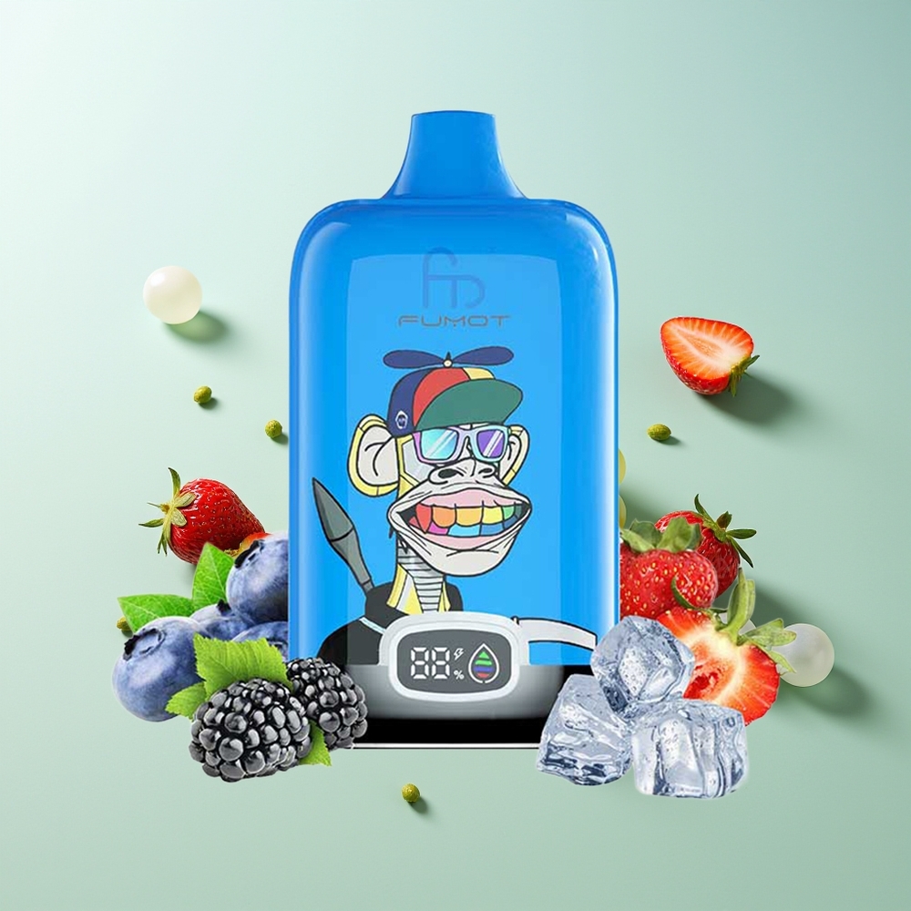 Fumot Tornado Digital Box 12000 ענב תות