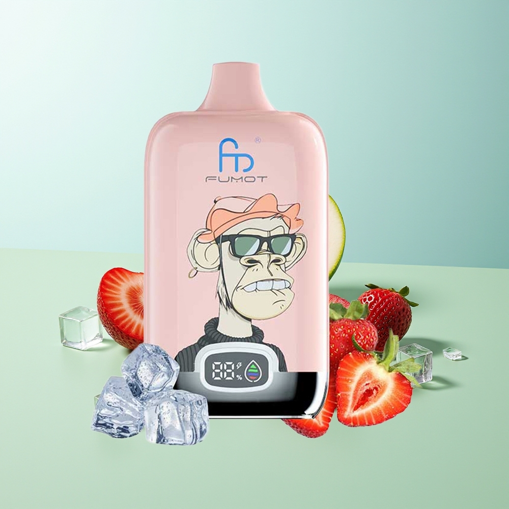 Fumot Tornado Digital Box 12000 גלידת תות