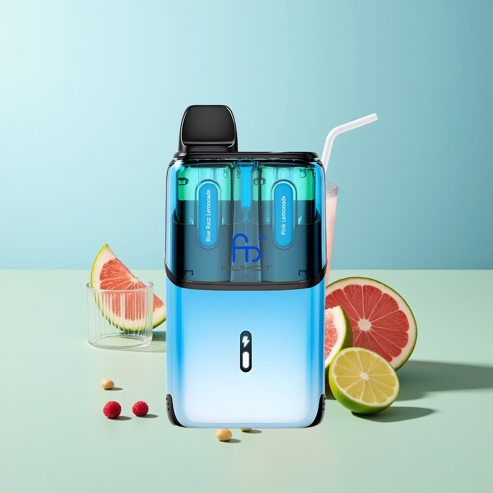 Fumot Ultra T32000 לימונדה ורודה - לימונדת פטל כחול ורודה