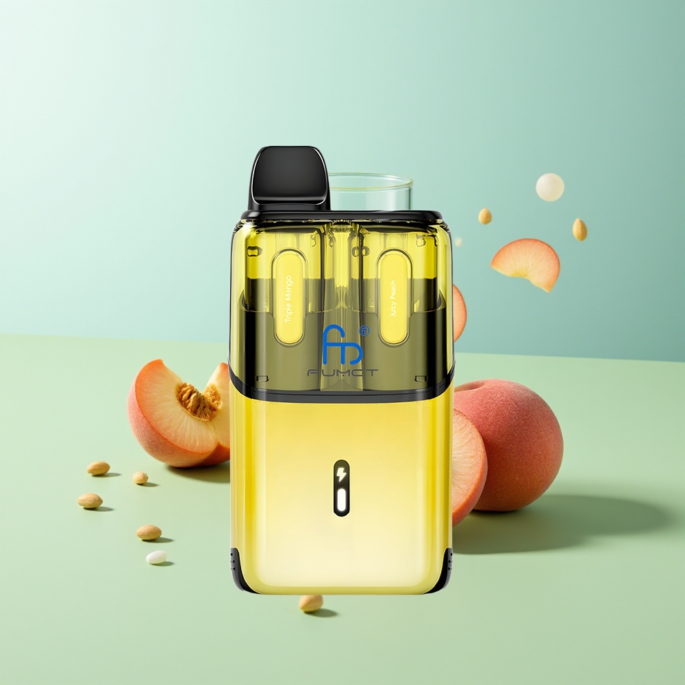 Fumot Ultra T32000 מנגו משולש - אפרסק עסיסי