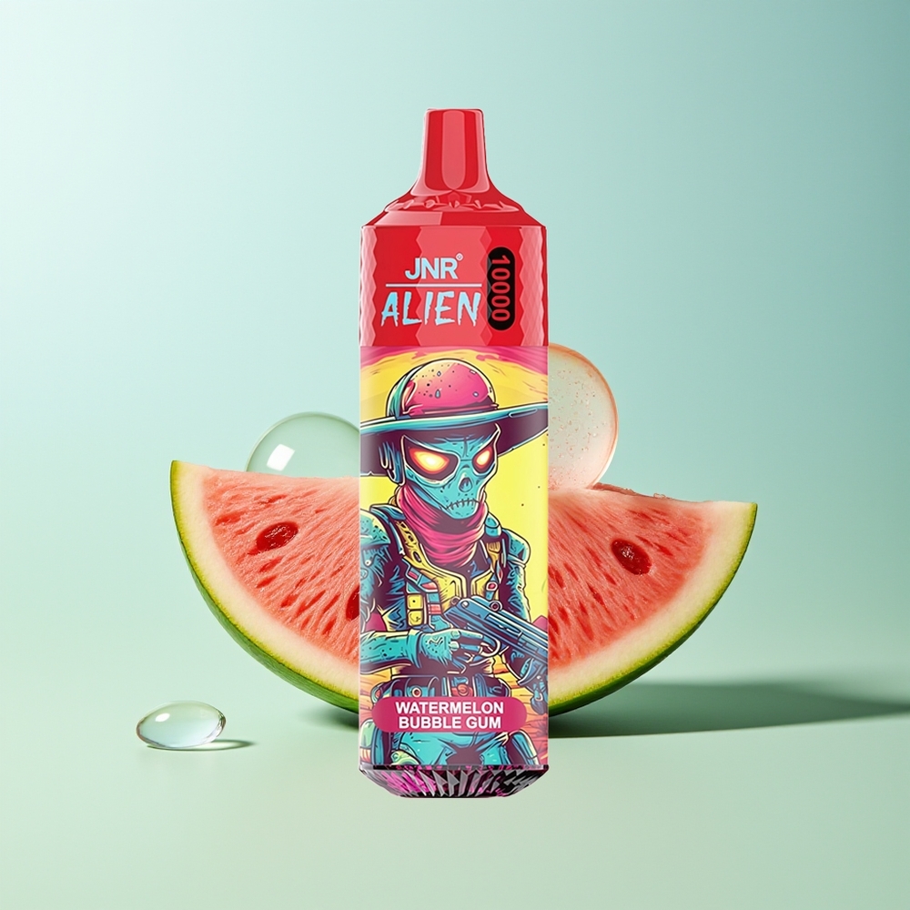 JNR Alien 10000 מסטיק בועות אבטיח
