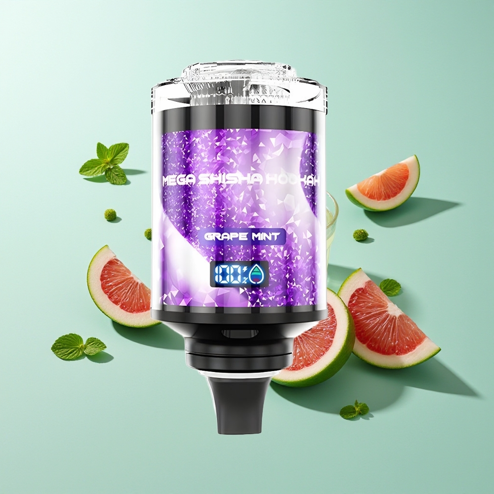 JNR Mega Shisha Hookah 100K ענבת נענע