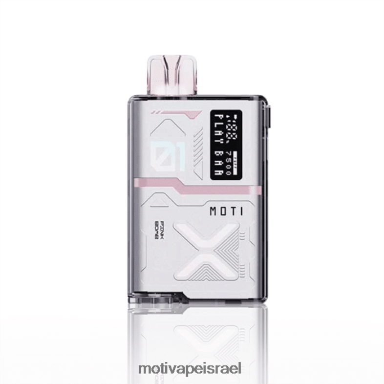 MOTI Play Bar 7500 vape חד פעמי (5%, 7500 שאיפות) פצצה ורודה PRVZXV58 - MOTI Vape Price