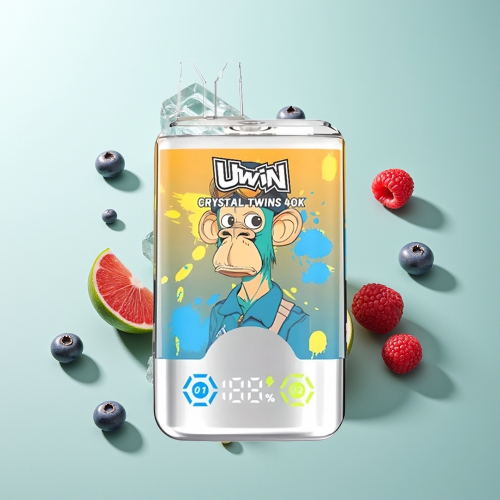 Uwin Crystal Twins 40000 אוכמנית פטל דובדבן קרח