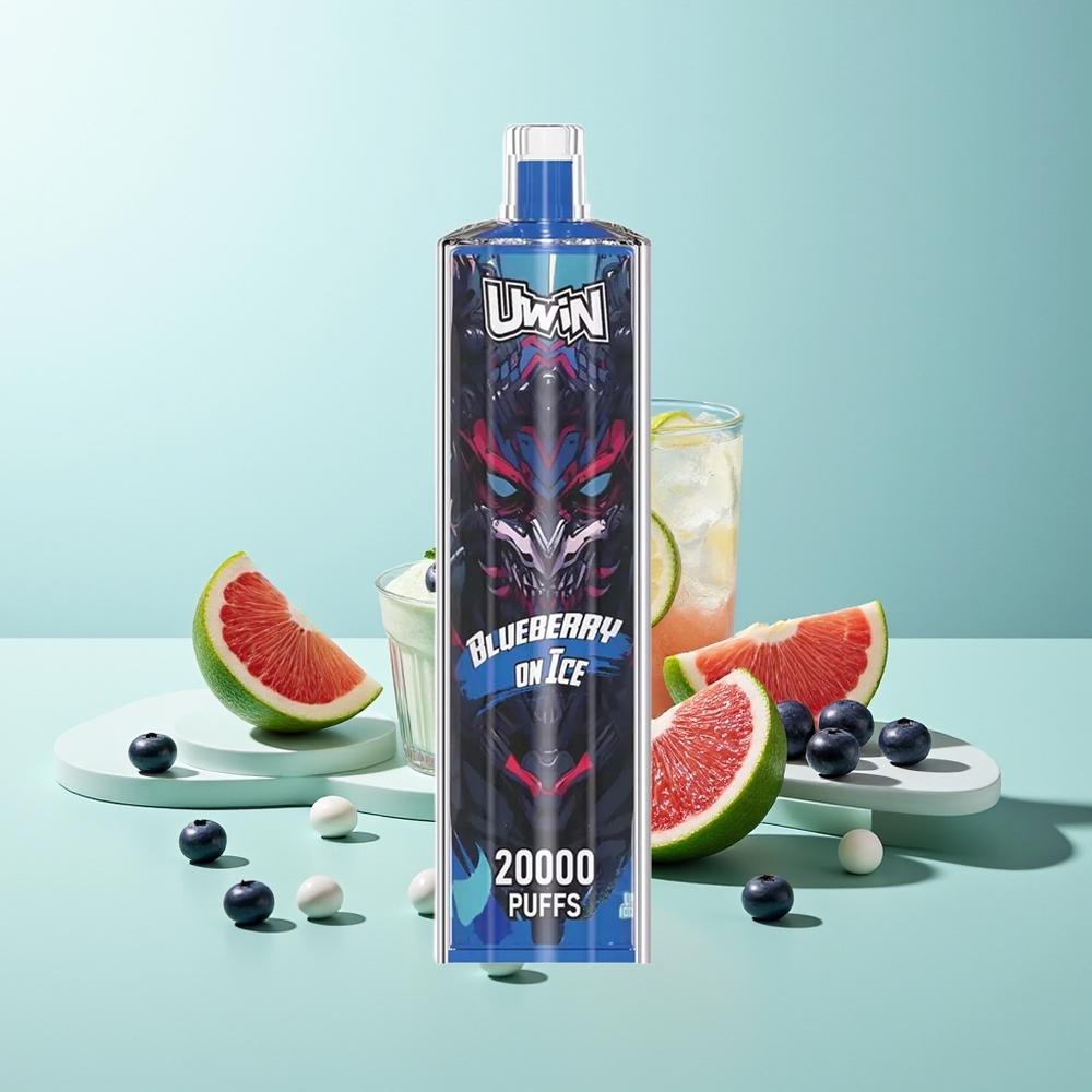 Uwin Shisha Hookah Crystal 20000 Puffs אוכמניות על קרח
