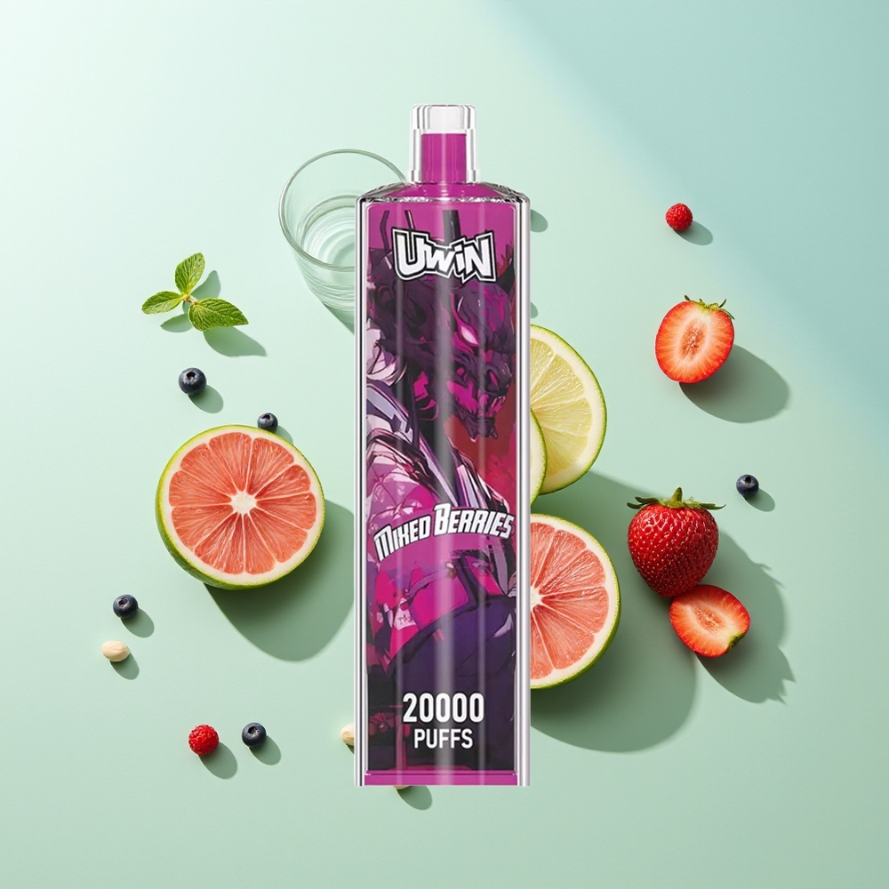 Uwin Shisha Hookah Crystal 20000 Puffs עירוב פירות יער