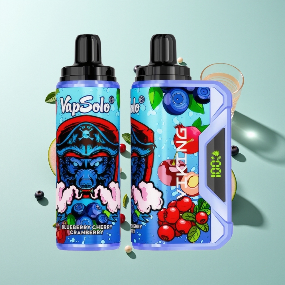 VapSolo VIKING 12000 אוכמנית דובדבן חמוציות